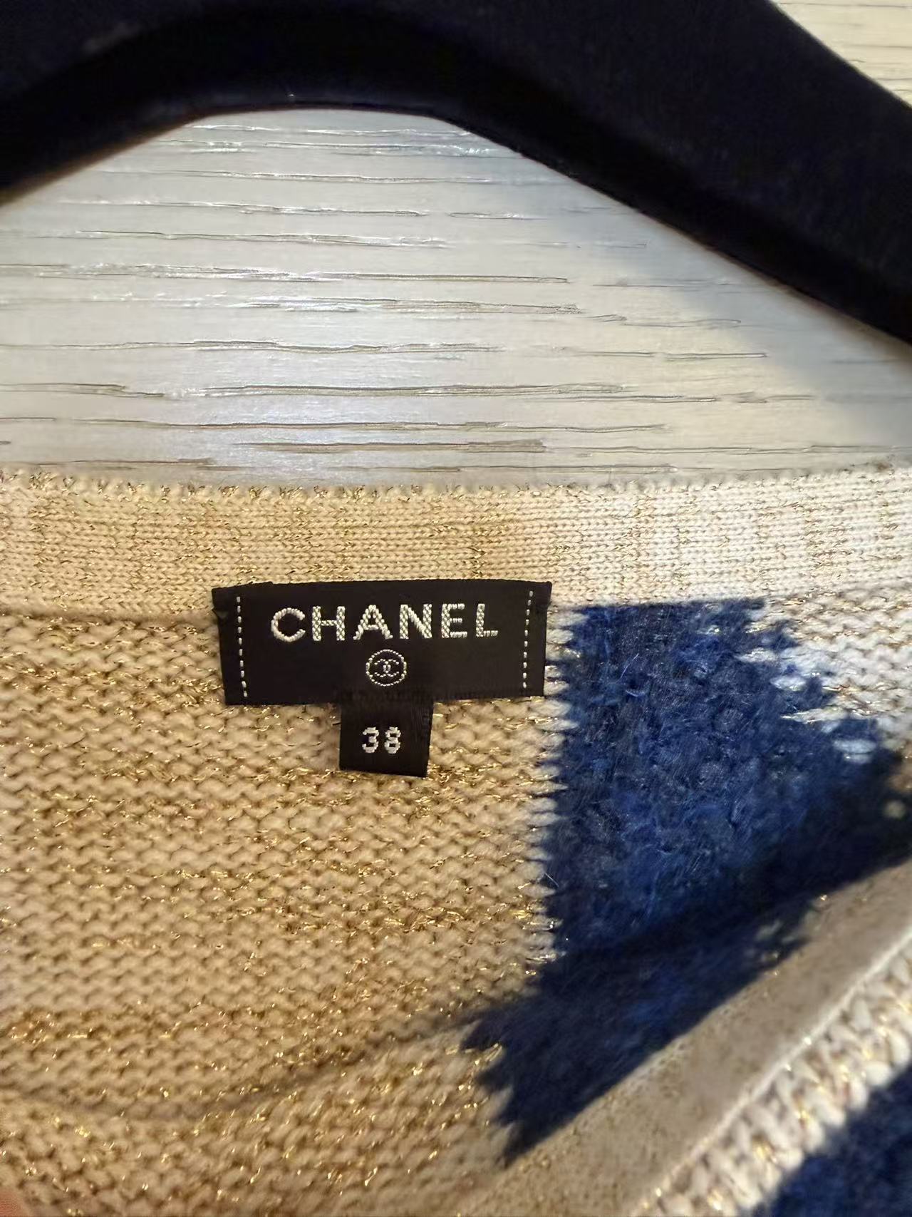 Chanel Abstract Geometric Cashmere-Blend Sweater 香奈儿 抽象几何图案羊绒混纺毛衣