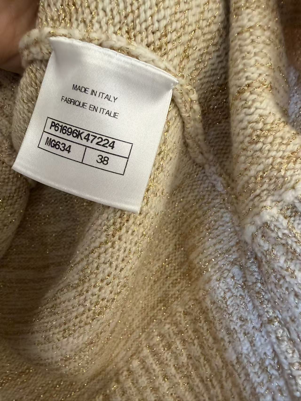 Chanel Abstract Geometric Cashmere-Blend Sweater 香奈儿 抽象几何图案羊绒混纺毛衣