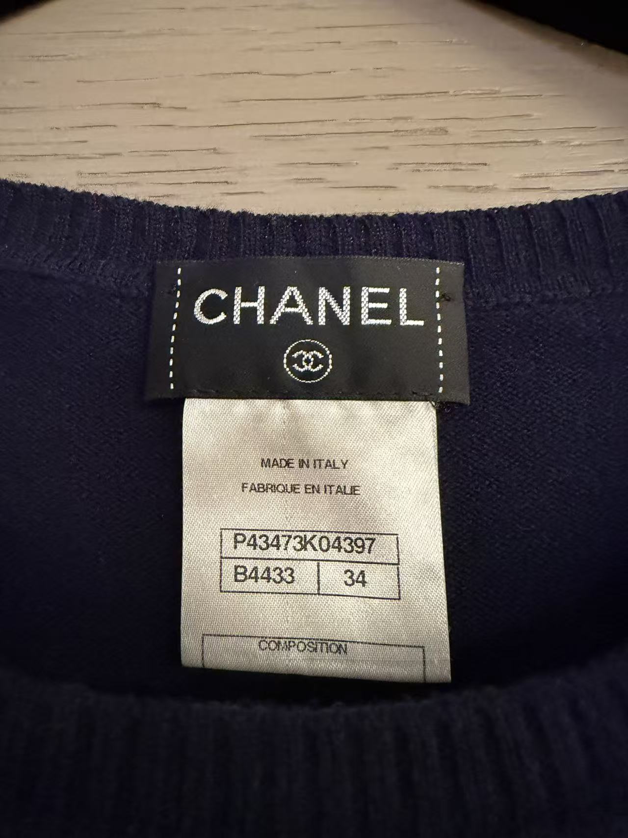 CHANEL 爆款獅子刺繡 100% 羊絨毛衣