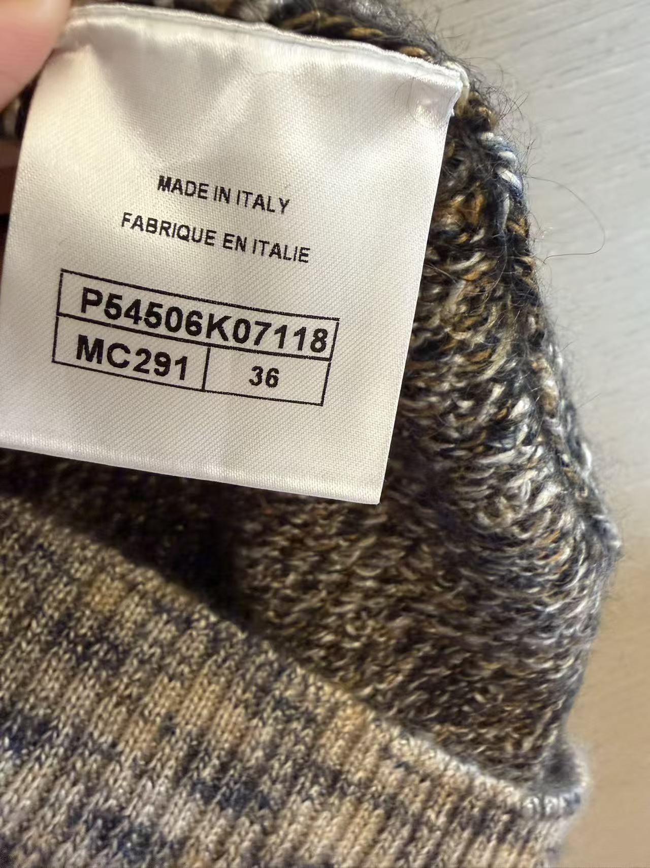 CHANEL 義大利製絲毛混紡菱格提花四口袋 V 領無袖馬甲 36 碼 二手精品背心